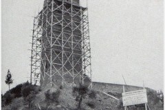 1372anni 1950 - la rocca ricostruita, in fase di ultimazione . (copia)